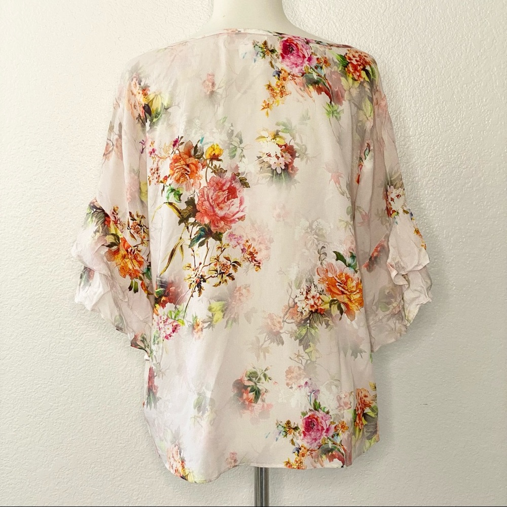 Pink floral Blouse - Picture 2 of 5